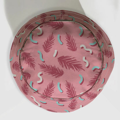 Colourful Geometric Memphis Pattern Bucket Hat