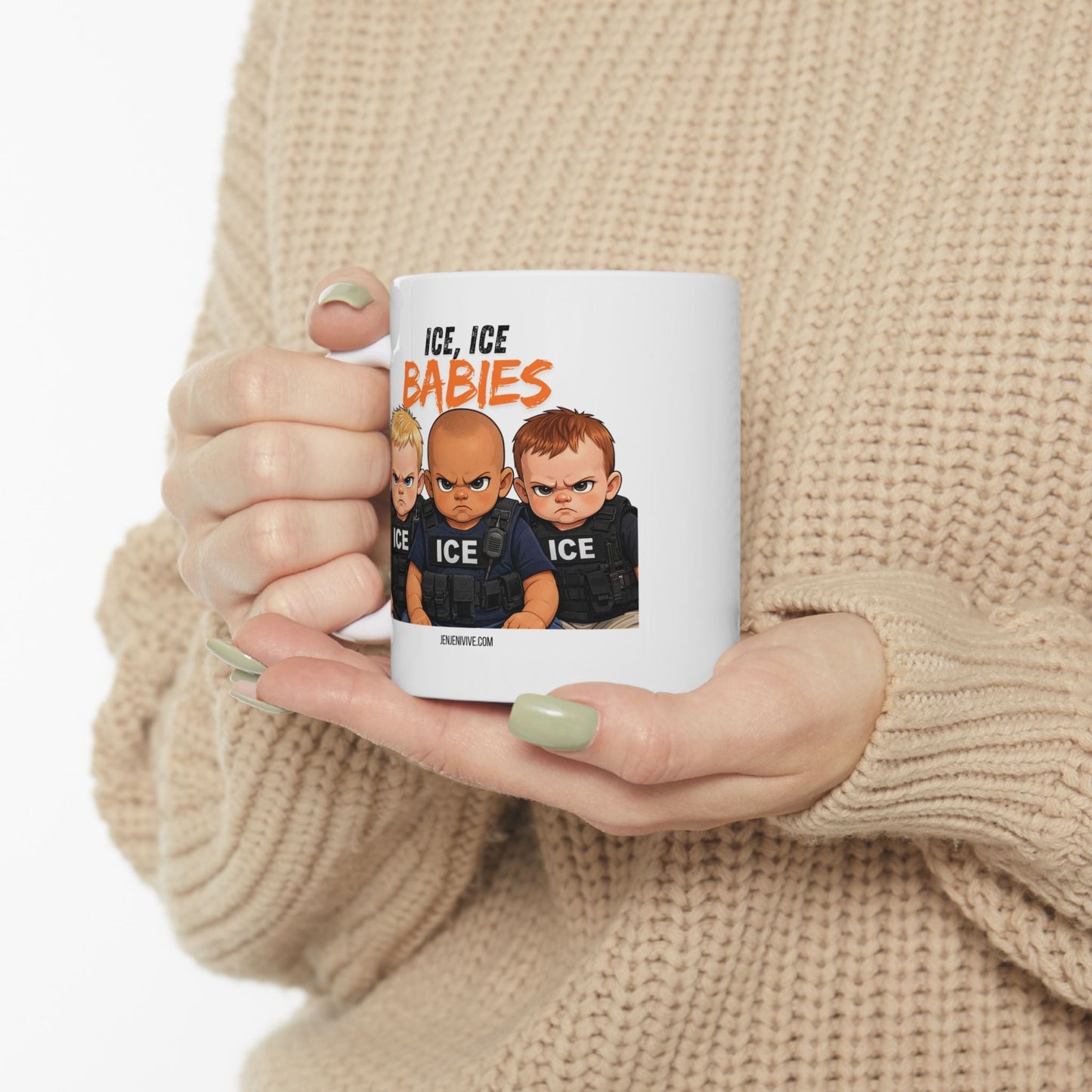 "Ice Ice Babies" Mug