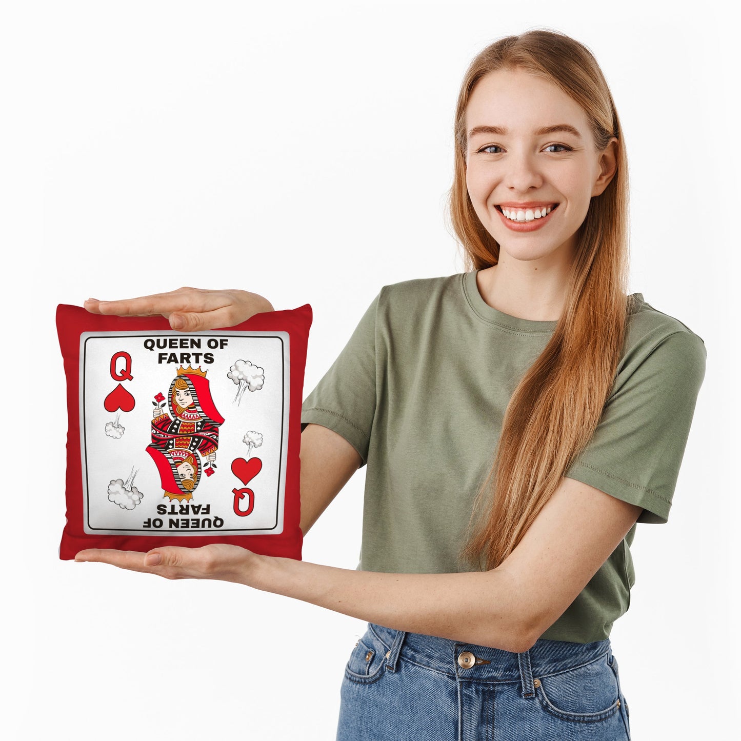 Queen of Farts - Cushion - Two Sizes