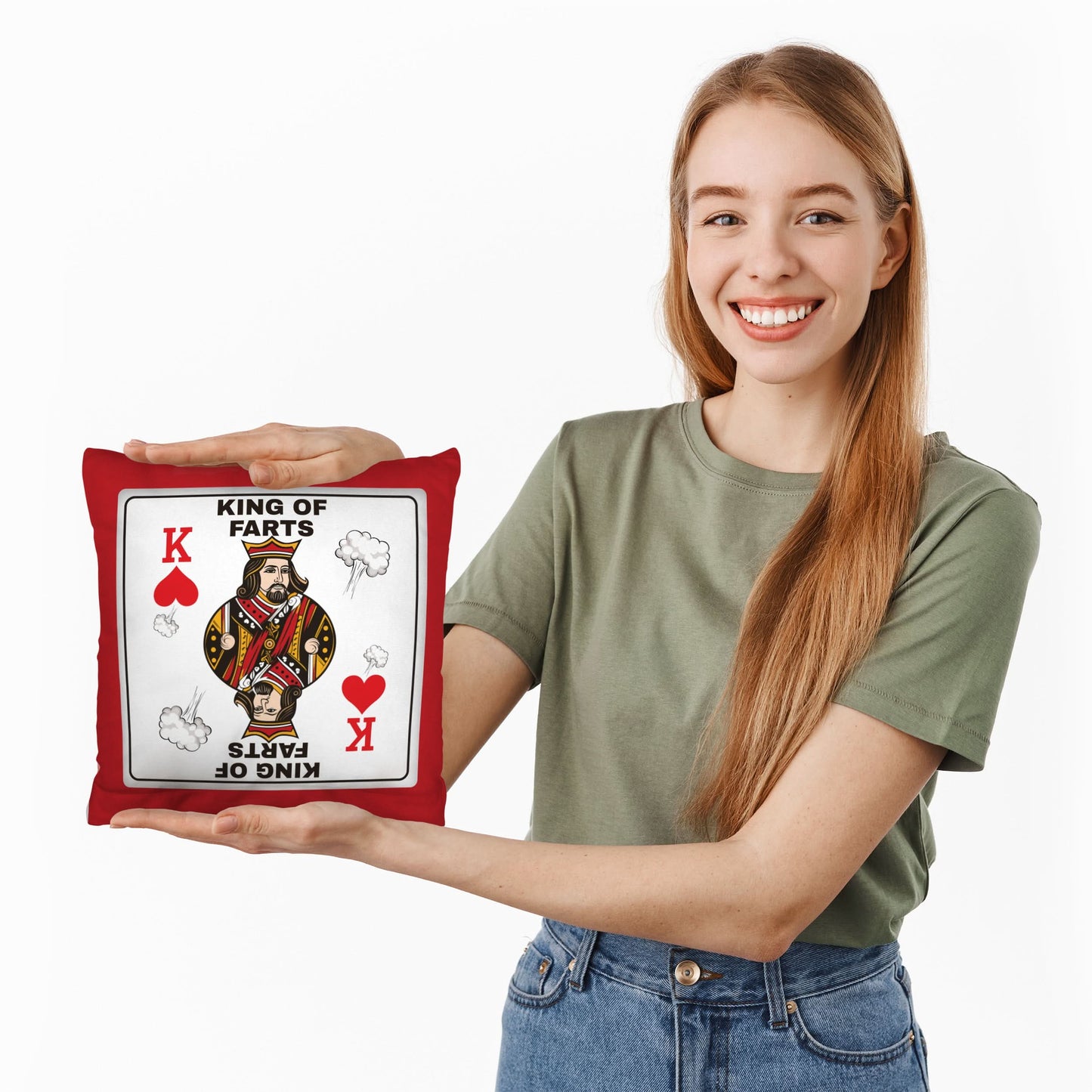 King of Farts - Cushion - Two Sizes