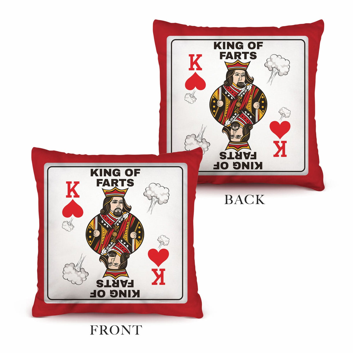 King of Farts - Cushion - Two Sizes