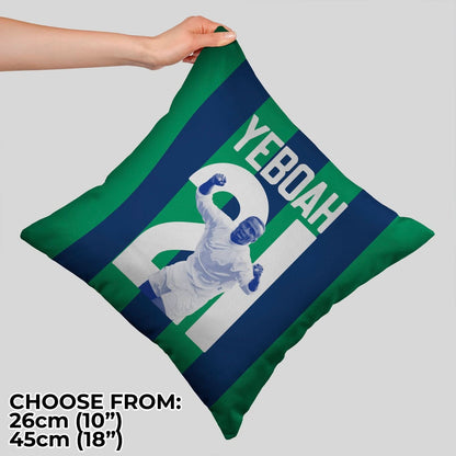 Leeds Yeboah 21 - Cushion - Two Sizes