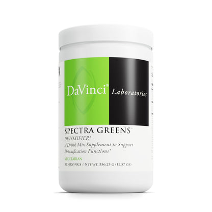 DAVINCI Labs Spectra Greens Detoxifier – Probiotic Supplement for Digestive, Immune & Heart Health | 30 Servings (356.25 g)