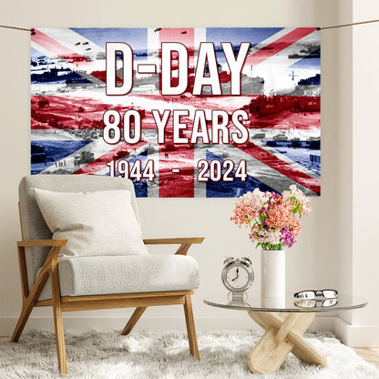 D-Day 80 Years | Banner - 3 Sizes