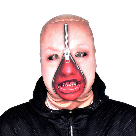 Zip Face - Female - Mouth Open - Faceskin