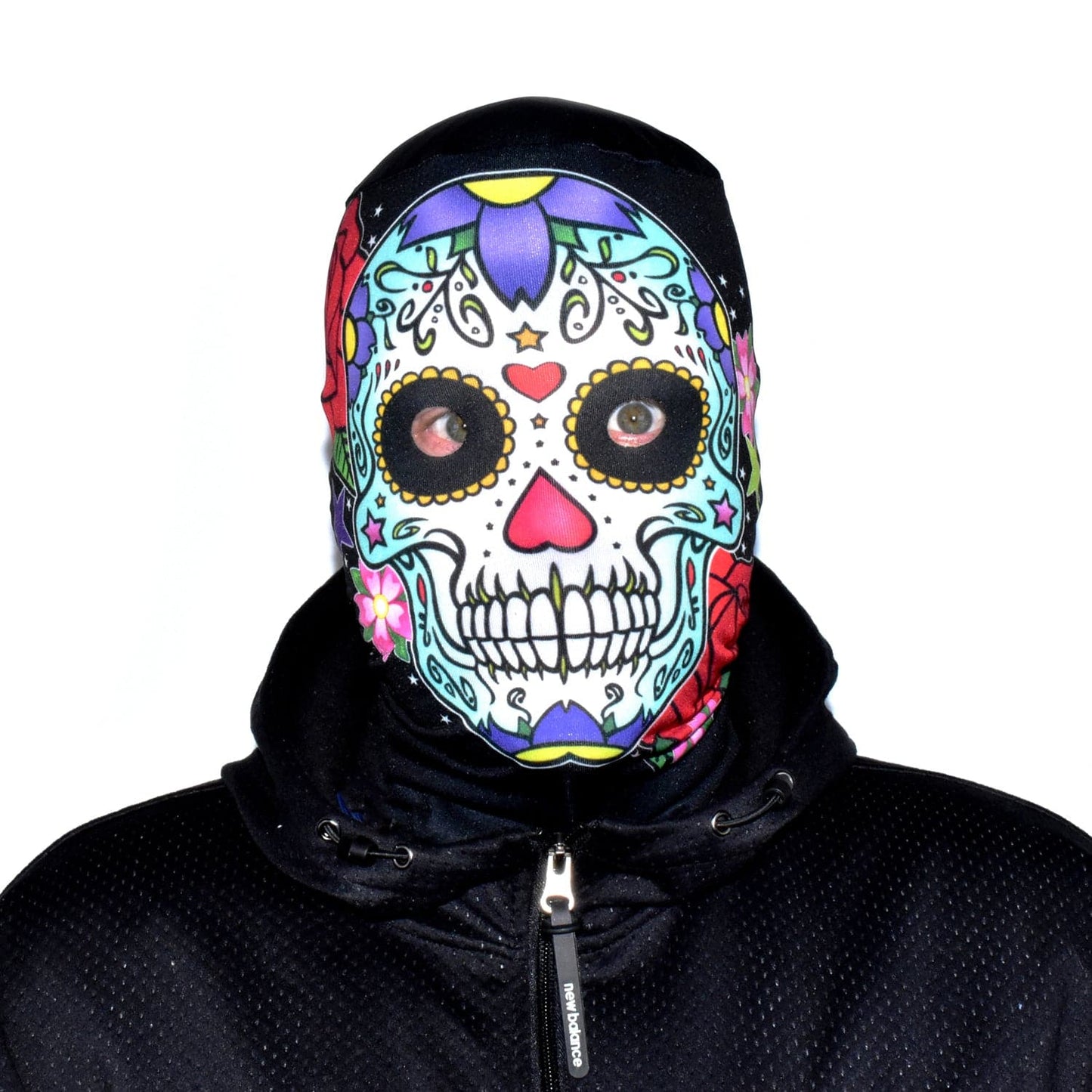 Candy Skull - Teal - Faceskin