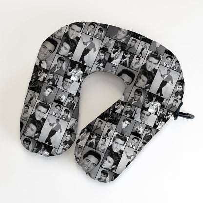 Elvis - Colour or B&W Travel Neck Pillow