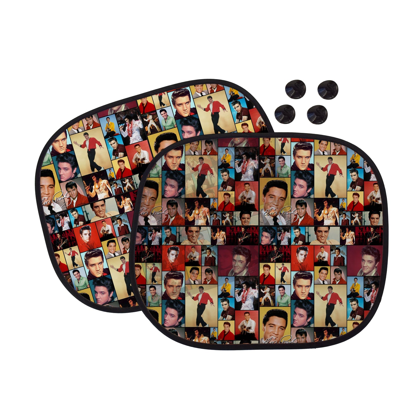 Elvis Montage Car Sun Shade - Set of 2