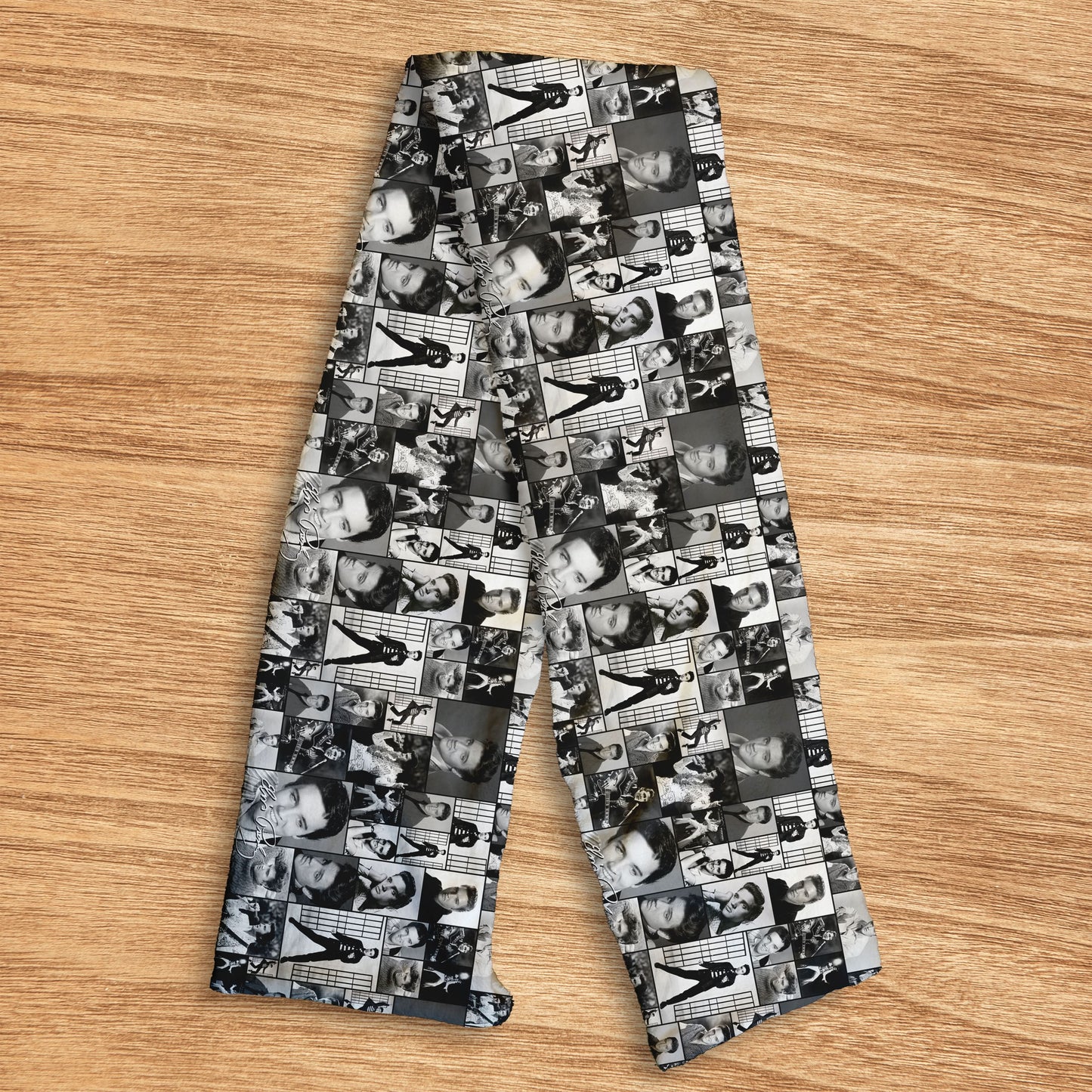 Black & White Elvis Montage - Soft Fleece scarf