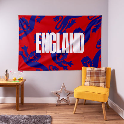 England - Red and Blue Lions - WC26 - Banner - 4 Sizes!