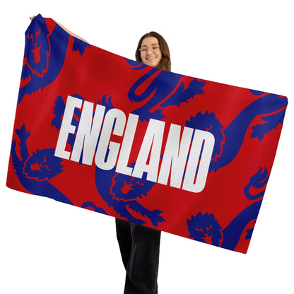 England - Red and Blue Lions - WC26 - Banner - 4 Sizes!