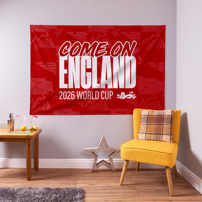 Come on England! - WC26 - Banner - 4 Sizes!