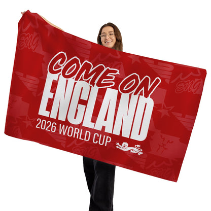 Come on England! - WC26 - Banner - 4 Sizes!