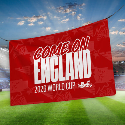 Come on England! - WC26 - Banner - 4 Sizes!