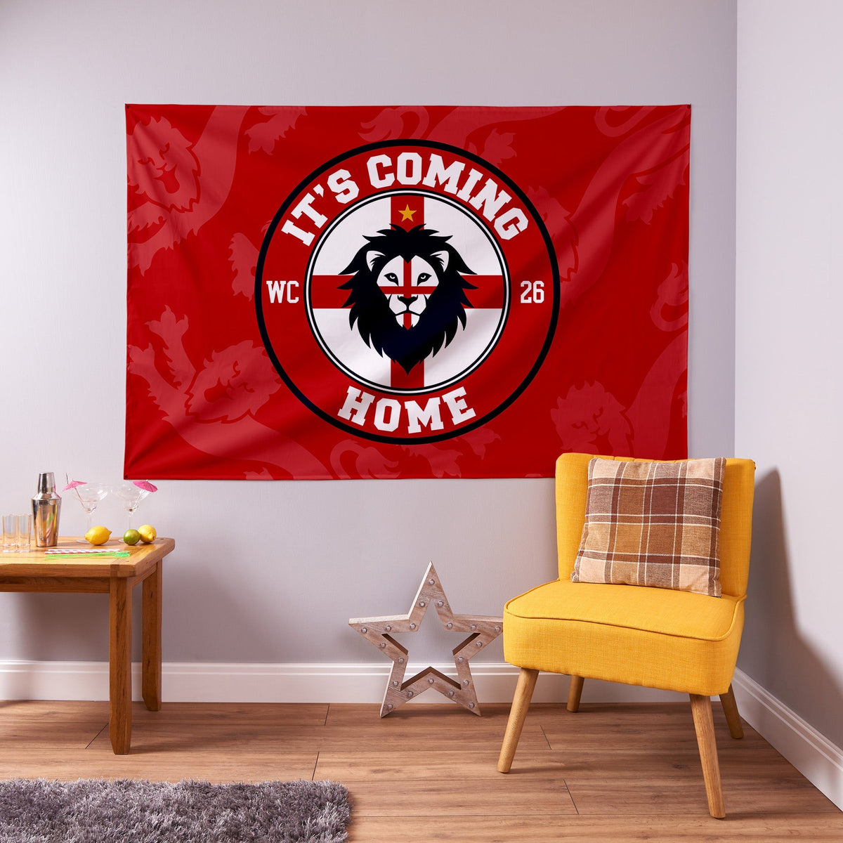 It's Coming Home Badge - WC26 - Banner - 4 Sizes!