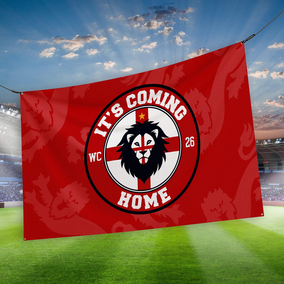 It's Coming Home Badge - WC26 - Banner - 4 Sizes!