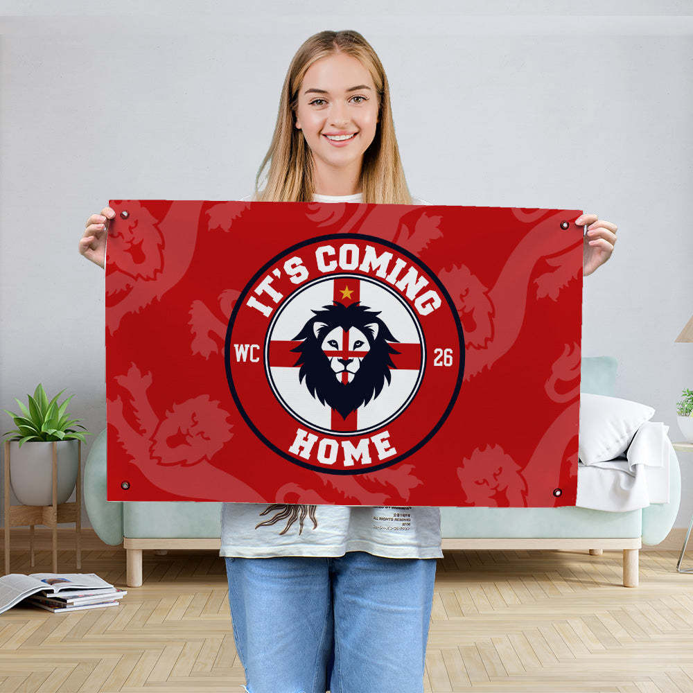 It's Coming Home Badge - WC26 - Banner - 4 Sizes!