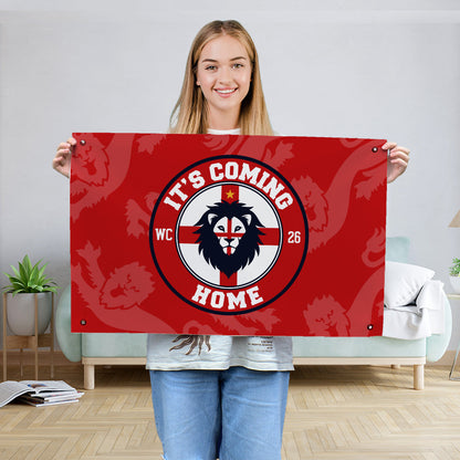 It's Coming Home Badge - WC26 - Banner - 4 Sizes!