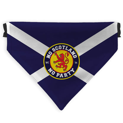 No Scotland No Party - Saltire - Dog Bandana - 4 Sizes