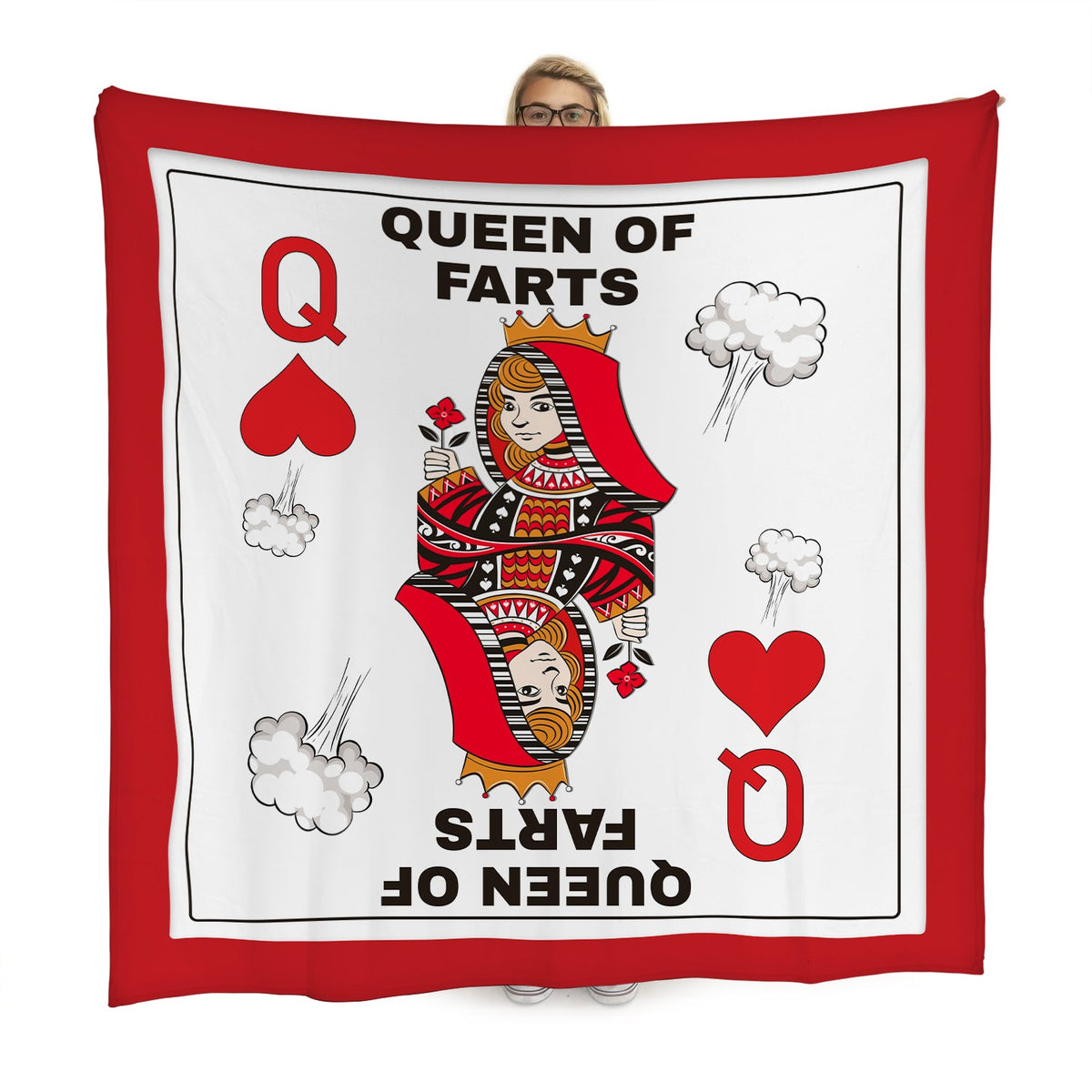 Queen of Farts - Fleece 150cm X 150cm