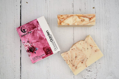 Flower Garden - Geranium & Rosehip Exfoliation Soap