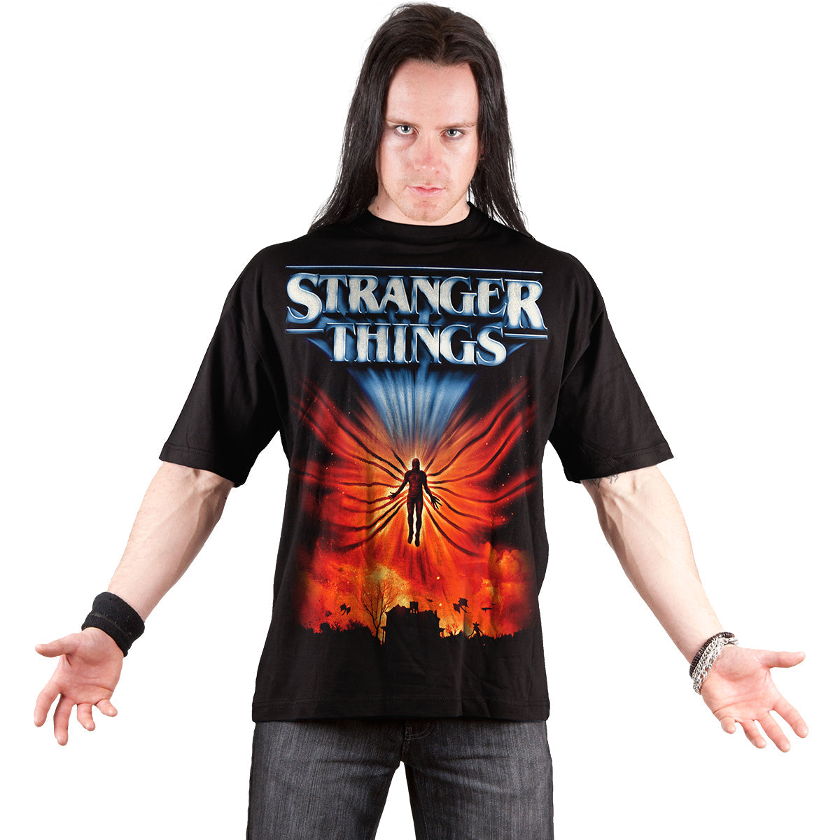 RISE OF VECNA - Front Print T-Shirt Black