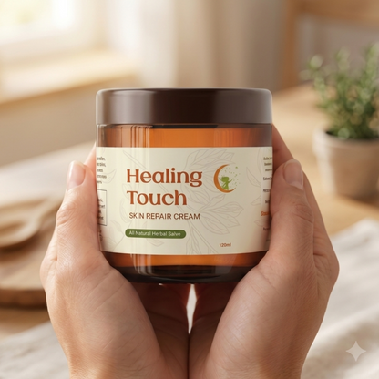 Healing Touch Skin Moisturise & Repair Cream - skin conditions, after sun, tattoo care, cuts, burns...