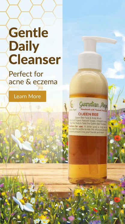 Queen Bee 100% Organic Body and Face Wash Gel