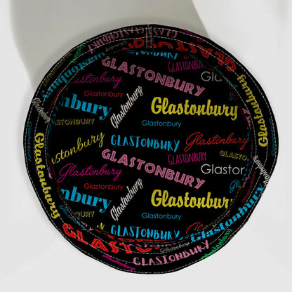 Glastonbury Text Bucket Hat