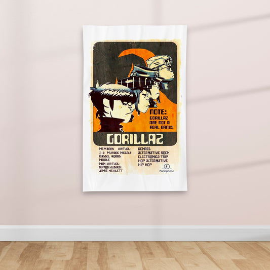 1990's Retro British Alternative Rock Music poster - Textile Poster