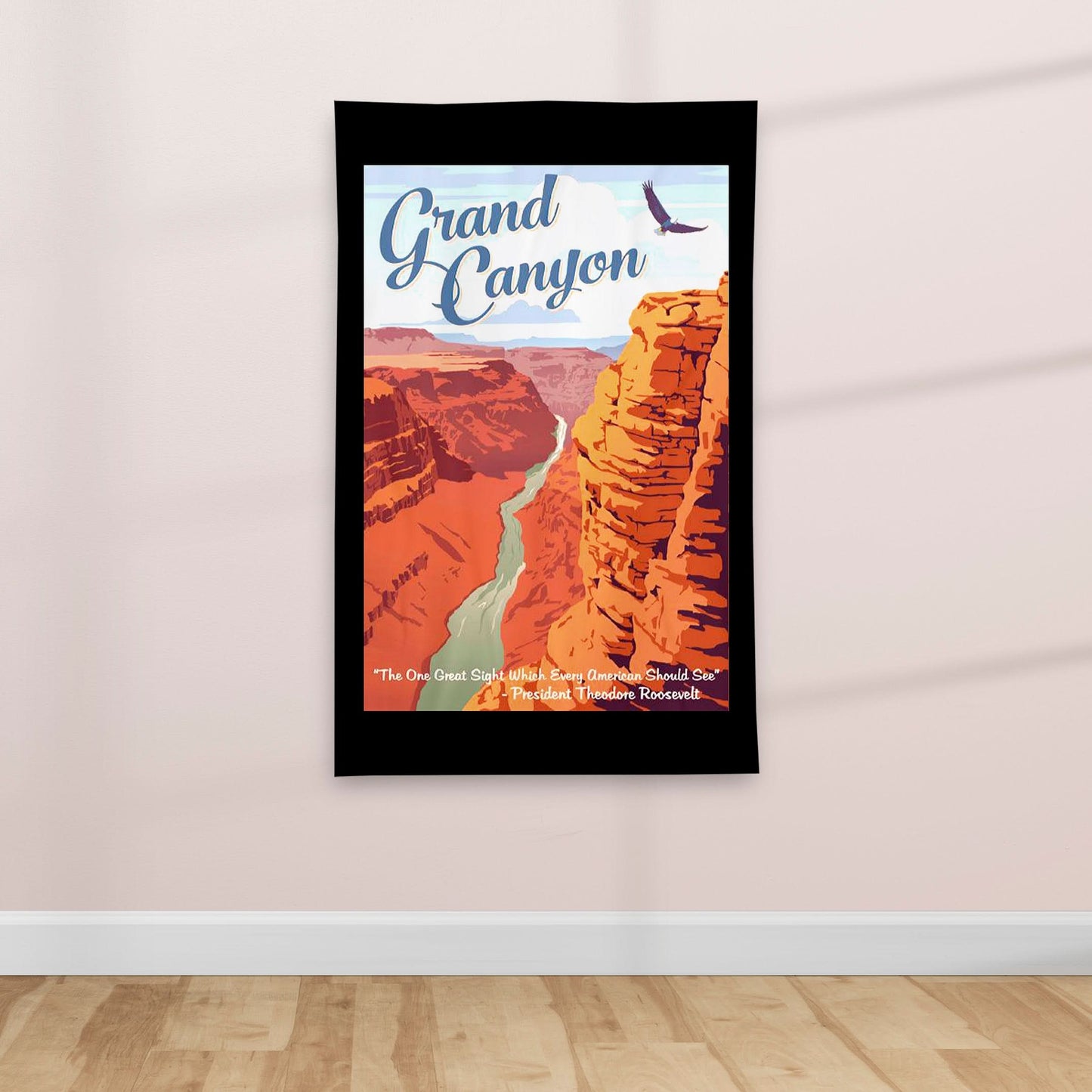 Grand Canyon - Vintage Travel poster - Textile Poster