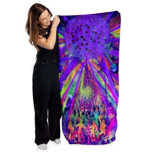 Penny Banger Dance Towel - Lightweight, Microfibre Beach Towel - 150cm x 75cm