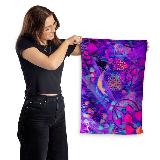 Penny Banger - Mushroom Rave - Lightweight, Microfibre Tea Towel