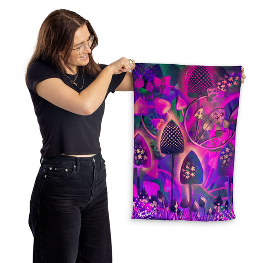 Penny Banger - Mushrooms - Lightweight, Microfibre Tea Towel