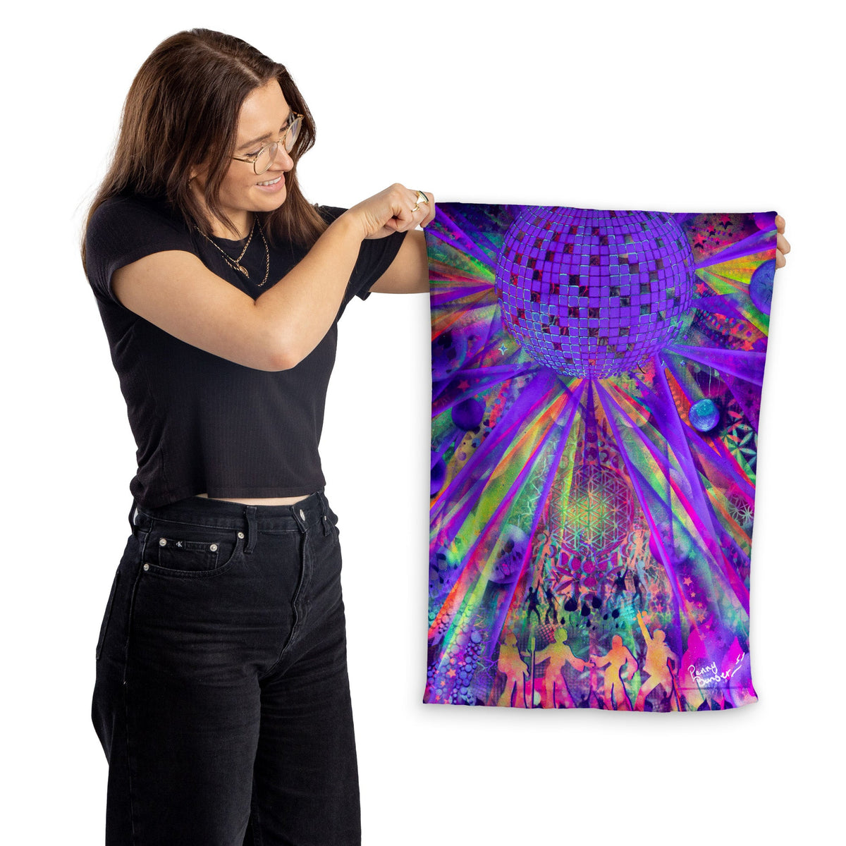 Penny Banger - Dance - Lightweight, Microfibre Tea Towel