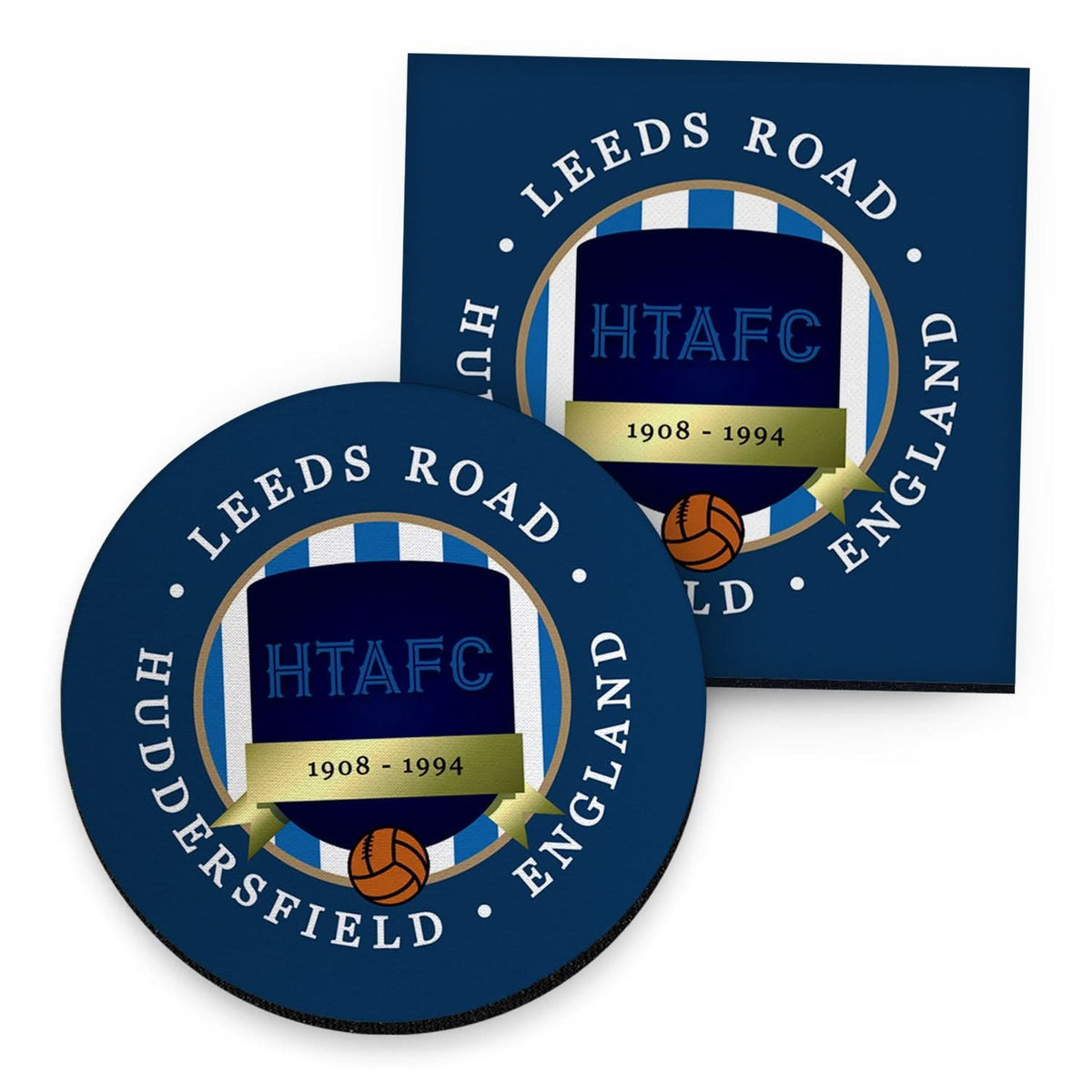 Huddersfield Road - Football Coaster - Square Or Circle