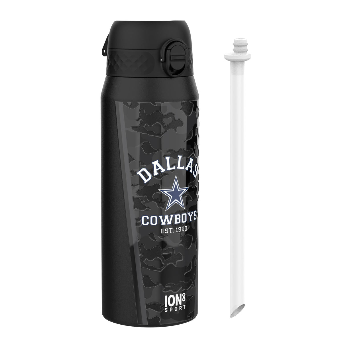 NFL x ION8 Insulated Steel Water Bottle, NFL Cowboys, 750ml (24oz)
