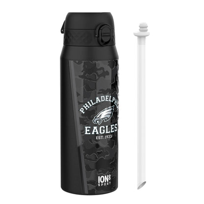 NFL x ION8 Insulated Steel Water Bottle, NFL Eagles, 750ml (24oz)
