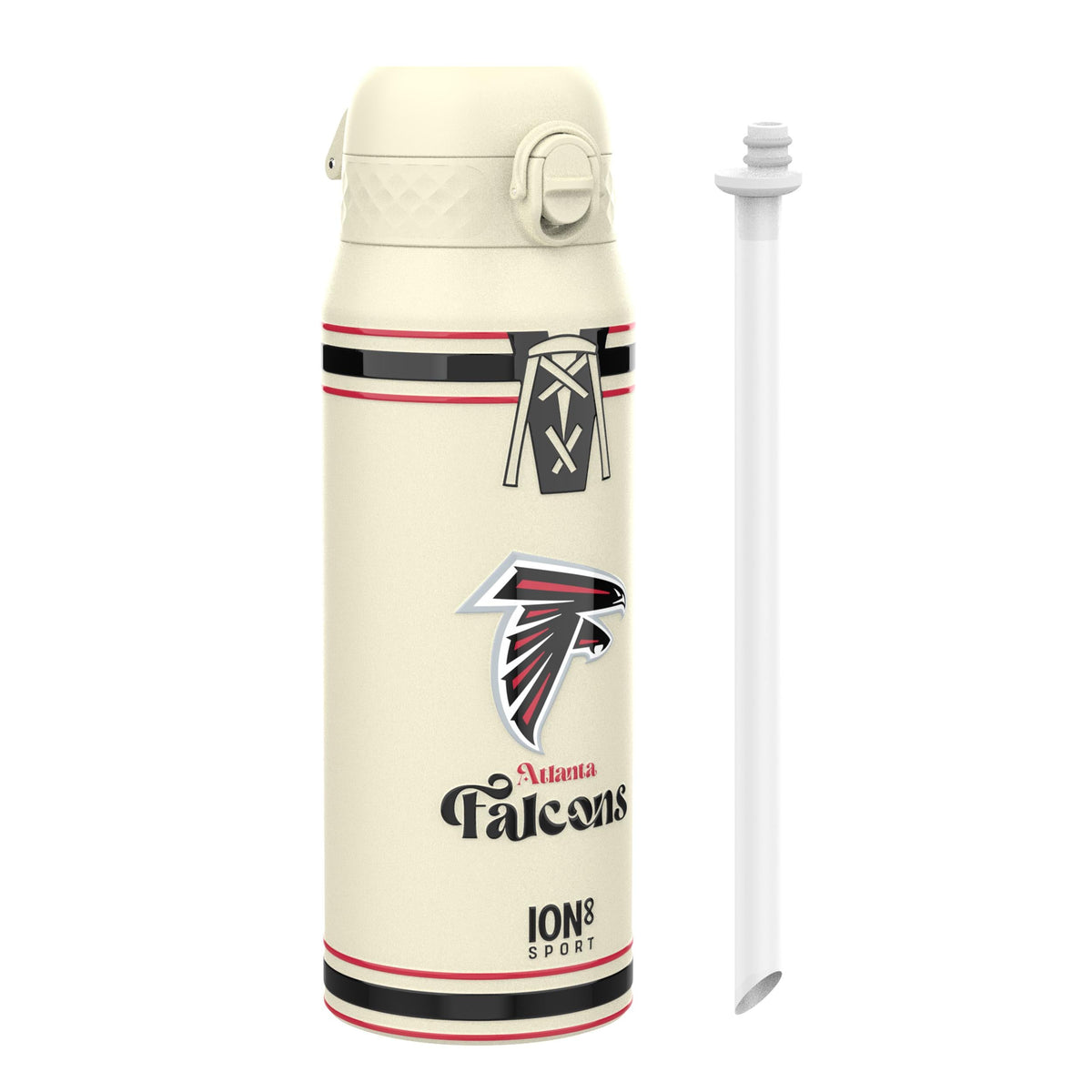 NFL x ION8 Insulated Steel Water Bottle, NFL Falcons, 750ml (24oz)