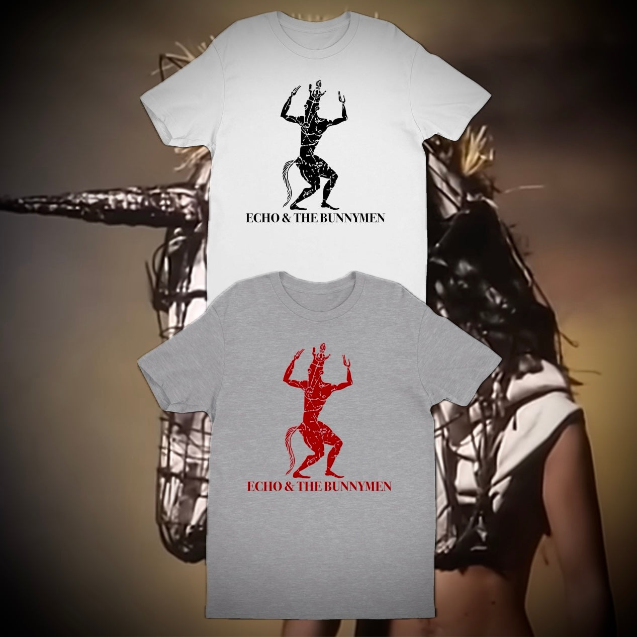 Official Echo &The Bunnymen ‘Bring On The Dancing Horses’ Vintage T-Shirt