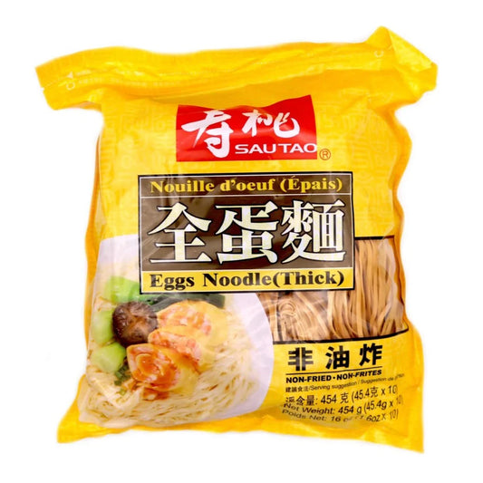 SAU TAO Eggs Noodles Thick 454g