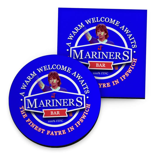Ipswich Paul Mariner - Football Coaster - Square Or Circle