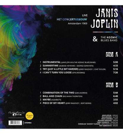Janis Joplin – Live in Amsterdam 1969 (12-Inch Album on 180g Vinyl)