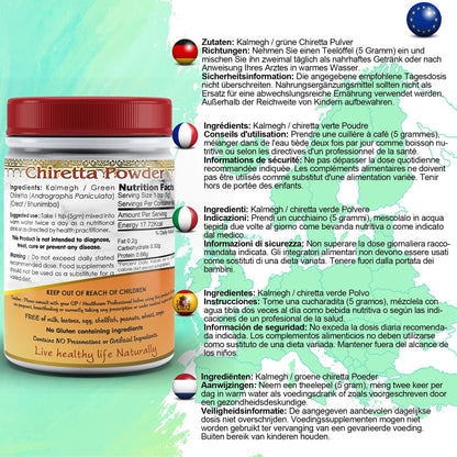 DivyaHerb Kalmegh Powder 100 gram - Daily Wellness Support