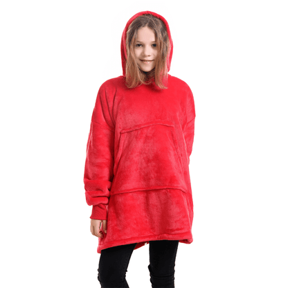 Unisex Oversized Plush Blanket Hoodie