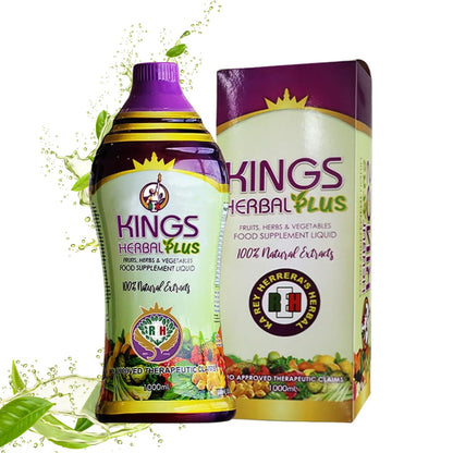 Kings Herbal Plus Food Supplement 1000ml – Fruits, Herbs & Vegetable Fusion
