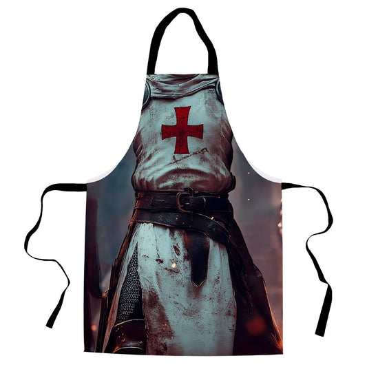 Knights Templar, England - Novelty - Water-Resistant Adults Apron