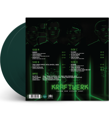 Kraftwerk – Luton Hoo Estate 1997 (Limited Edition Double-LP on 180g Green Vinyl)