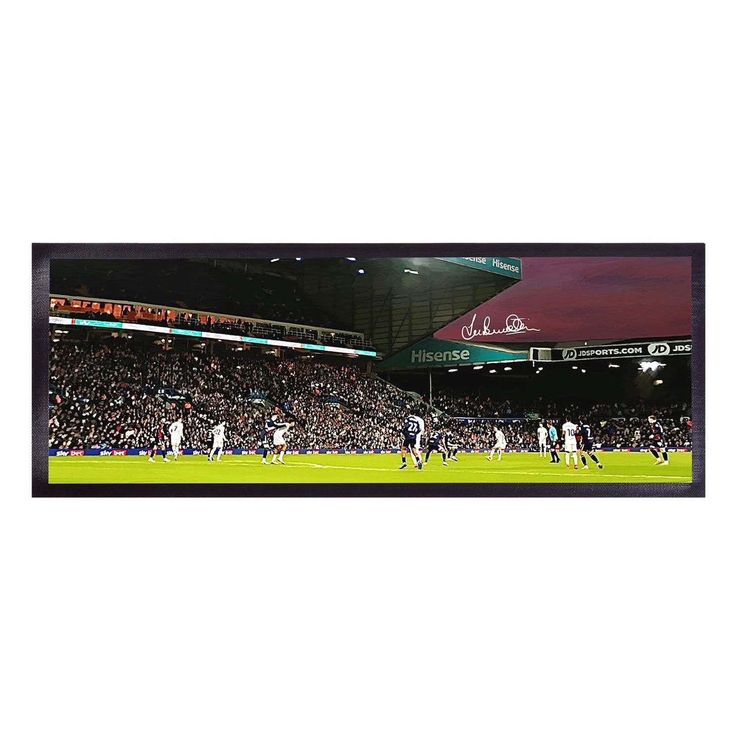 Lee Buccilli - Elland Road at Night - Bar Runner