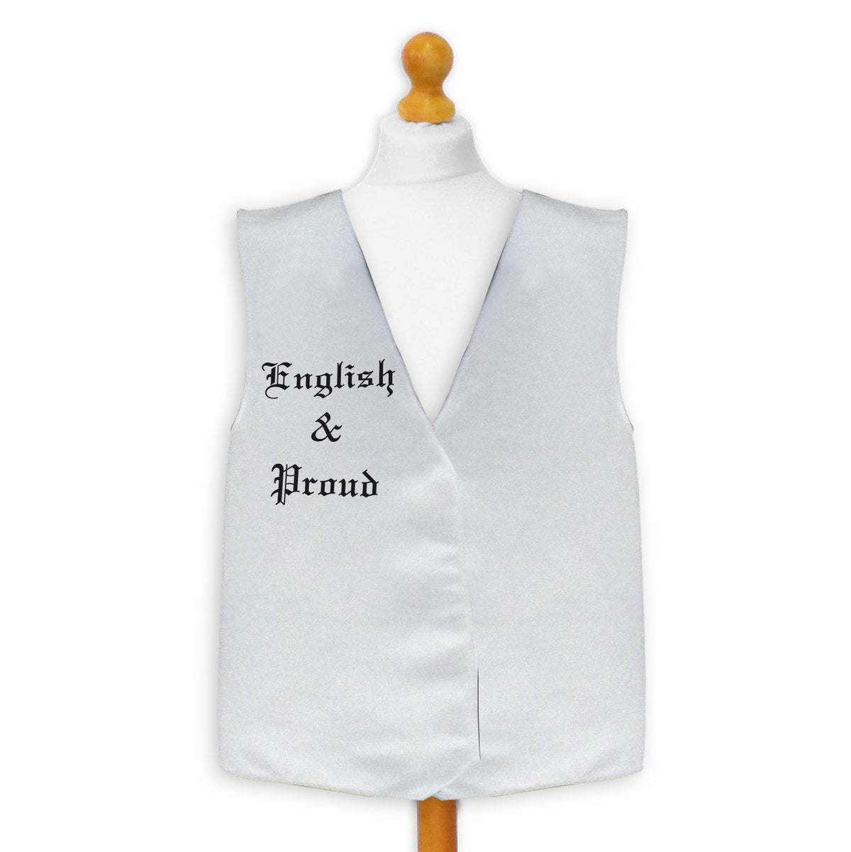 English and Proud - Novelty Costume Fancy Dress Waistcoat ( 4 sizes available )